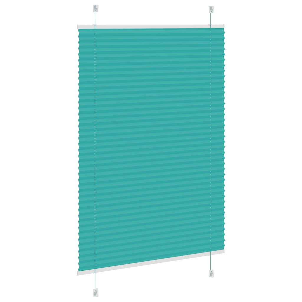 Plisségardin Benzin Grøn 85x150 cm Stofbredde 84,4 cm Polyester