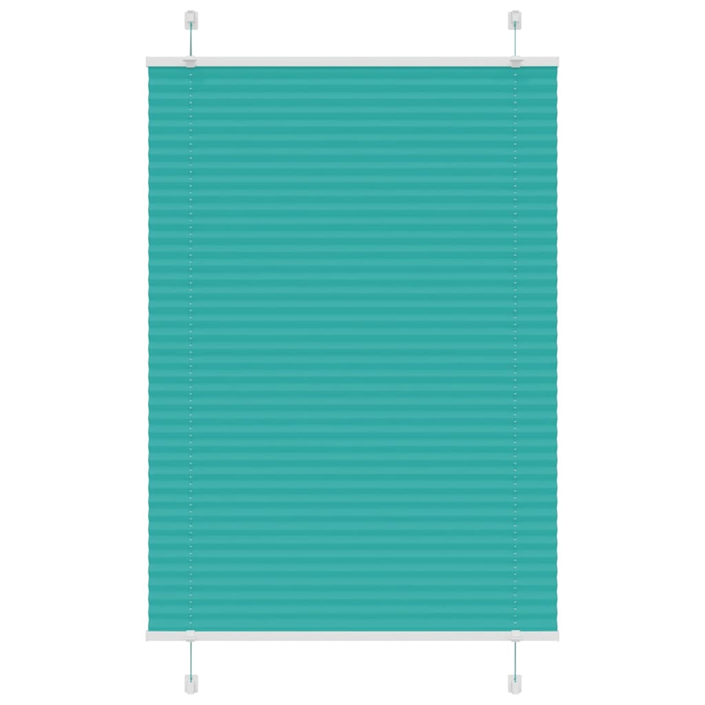 Plisségardin Benzin Grøn 100x150 cm Stofbredde 99,4cm Polyester