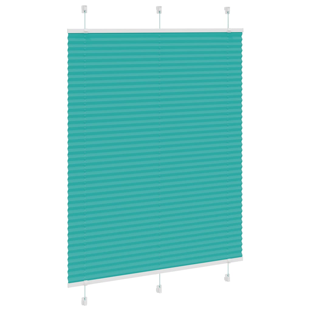 Plisségardin Benzin Grøn 110x150cm Stofbredde 109,4cm Polyester