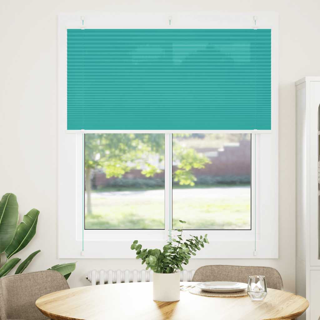 Plisségardin Benzin Grøn 120x150cm Stofbredde 119,4cm Polyester
