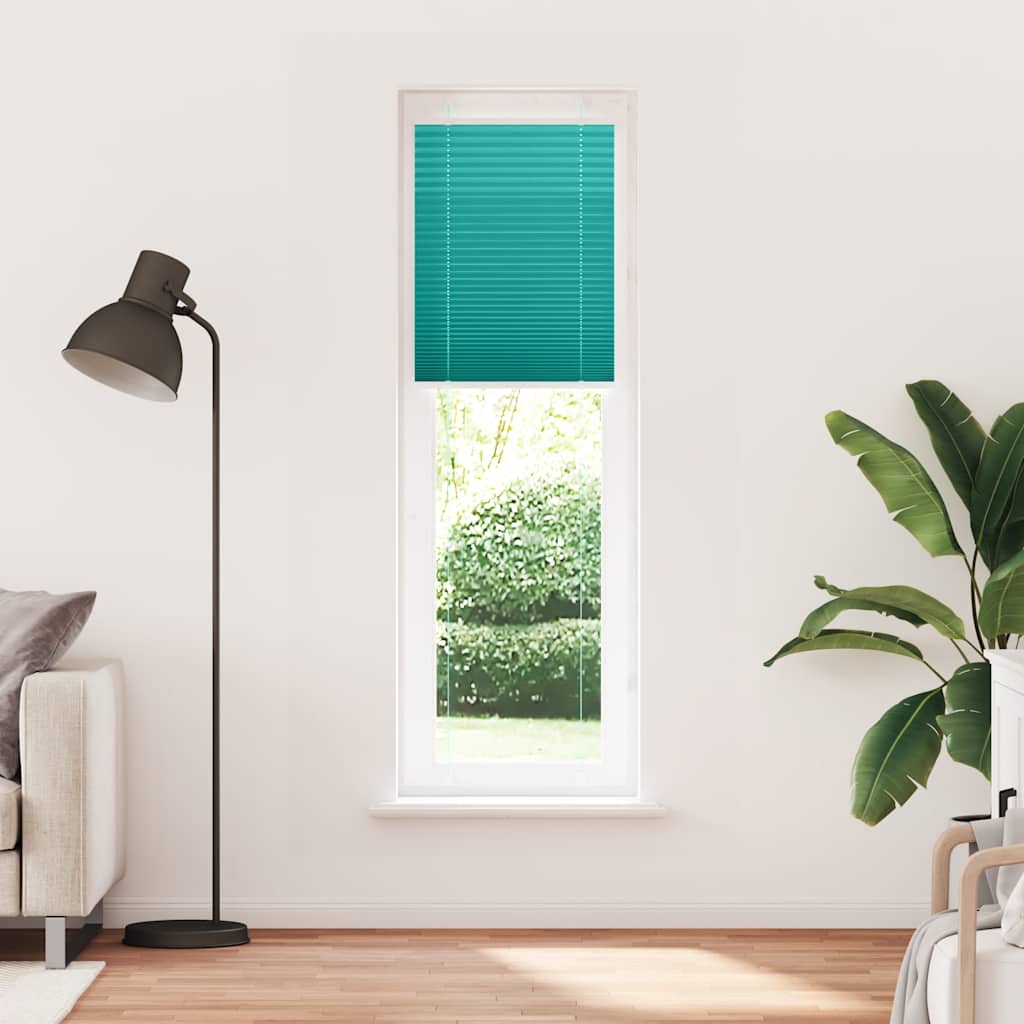Plisségardin Benzin Grøn 55x200 cm Stofbredde 54,4 cm Polyester