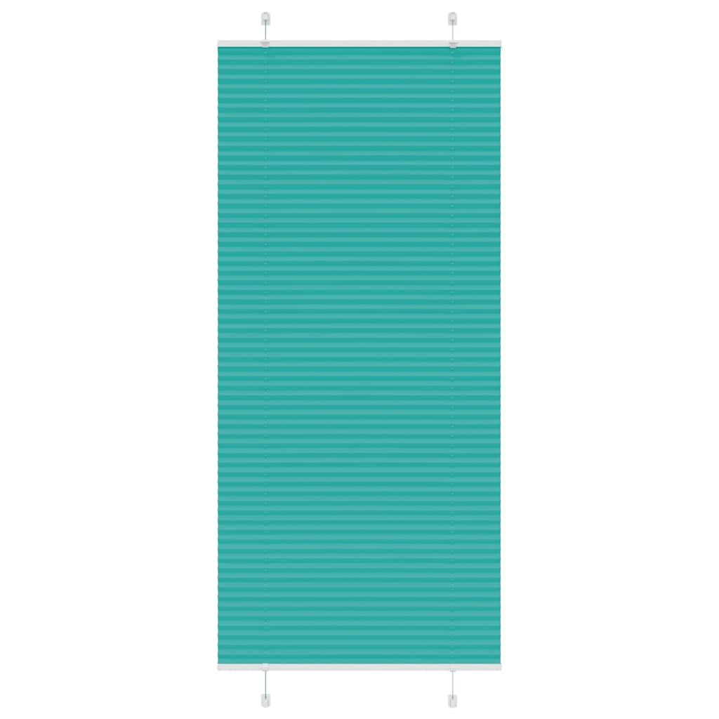 Plisségardin Benzin Grøn 100x200 cm Stofbredde 99,4cm Polyester