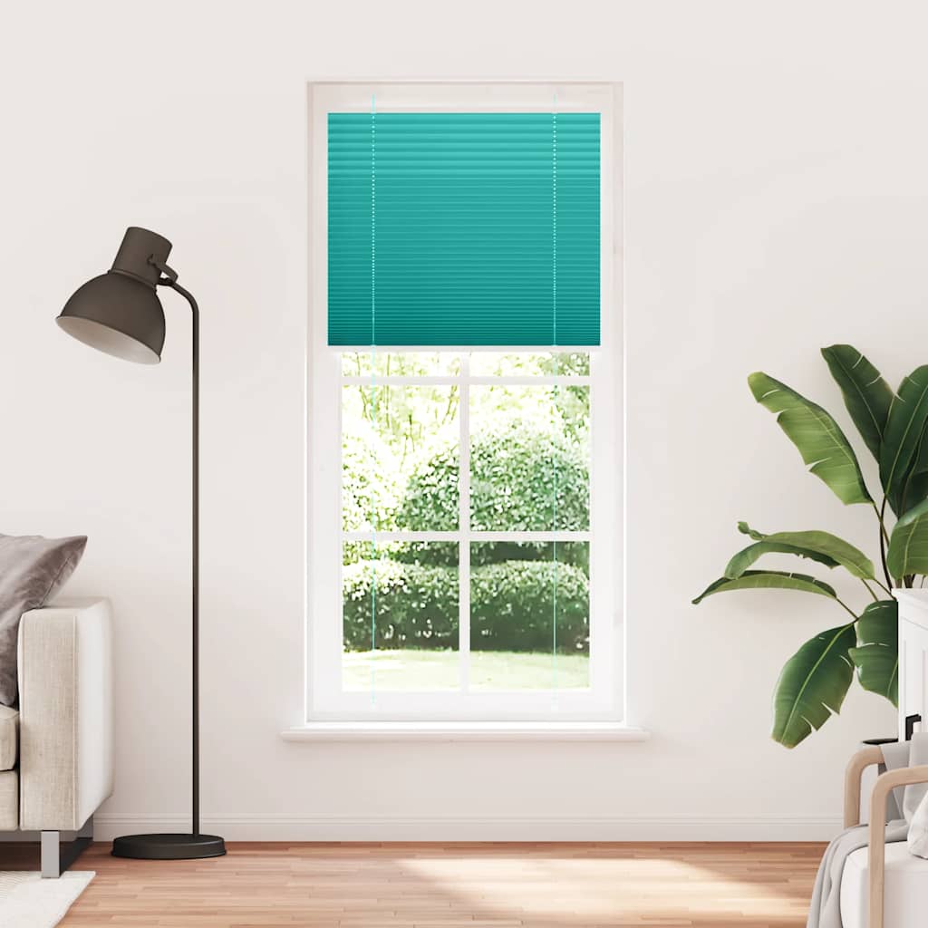 Plisségardin Benzin Grøn 100x200 cm Stofbredde 99,4cm Polyester