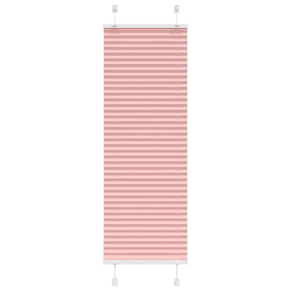 Plisségardin Lyserød 40x150 cm Stofbredde 39,4 cm Polyester