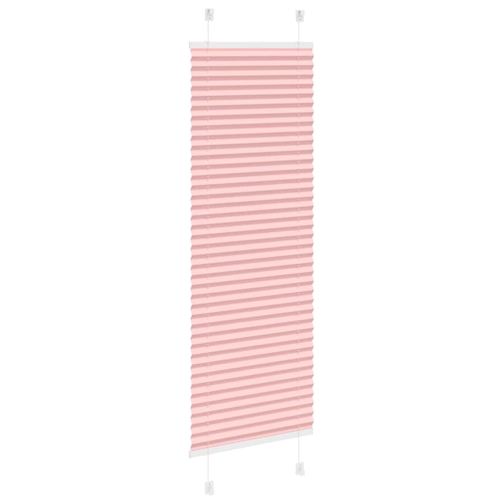 Plisségardin Lyserød 40x150 cm Stofbredde 39,4 cm Polyester