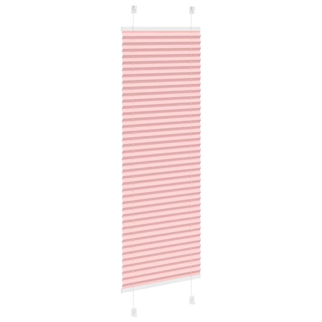 Plisségardin Lyserød 50x150 cm Stofbredde 49,4 cm Polyester