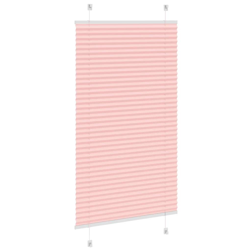 Plisségardin Lyserød 70x150 cm Stofbredde 69,4 cm Polyester