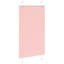 Plisségardin Lyserød 75x150 cm Stofbredde 74,4 cm Polyester