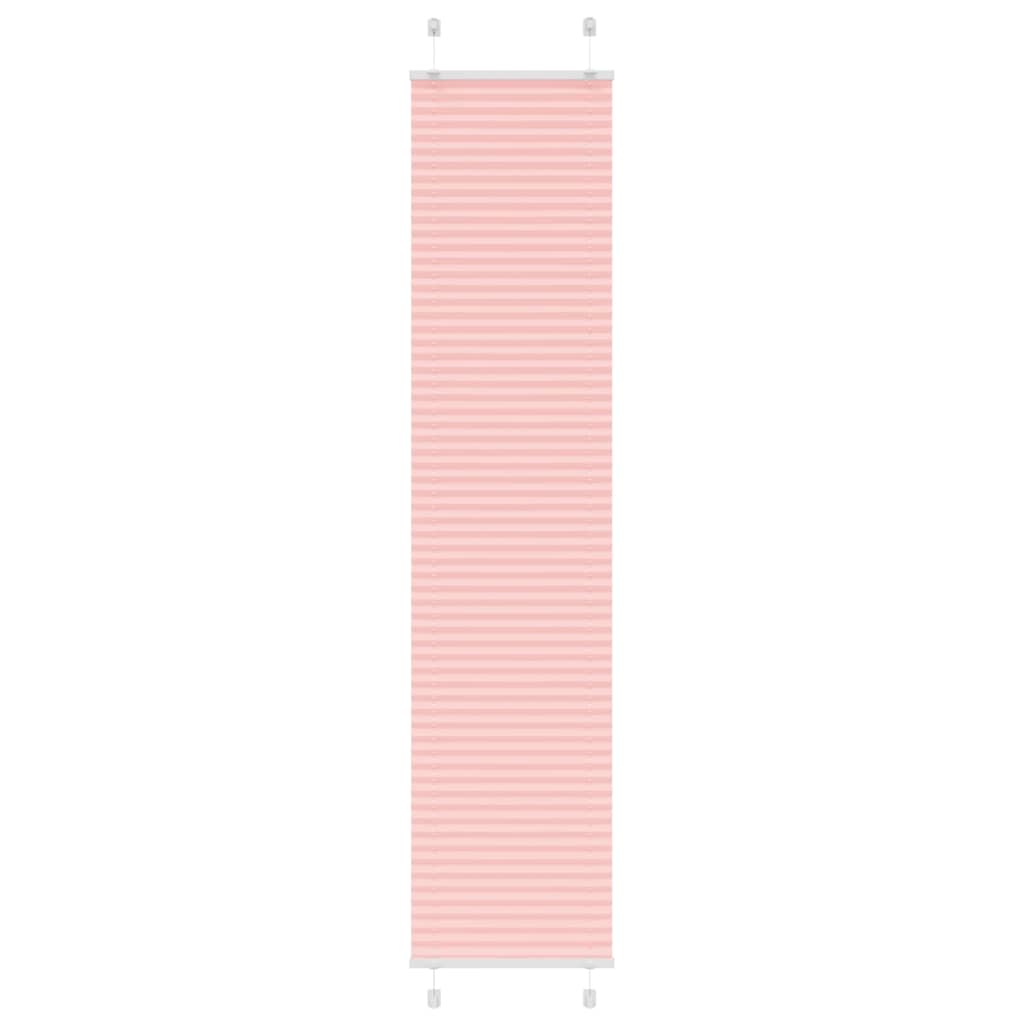 Plisségardin Lyserød 40x200 cm Stofbredde 39,4 cm Polyester