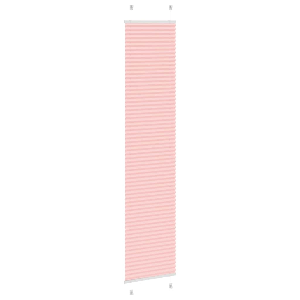 Plisségardin Lyserød 50x200 cm Stofbredde 49,4 cm Polyester