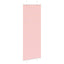 Plisségardin Lyserød 75x200 cm Stofbredde 74,4 cm Polyester