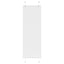 Plisségardin Hvid 45x100 cm Stofbredde 44,4 cm Polyester