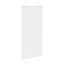 Plisségardin Hvid 60x100 cm Stofbredde 59,4 cm Polyester