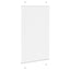 Plisségardin Hvid 80x100 cm Stofbredde 79,4 cm Polyester