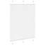 Plisségardin Hvid 110x100 cm Stofbredde 109,4 cm Polyester