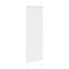 Plisségardin Hvid 40x150 cm Stofbredde 39,4 cm Polyester