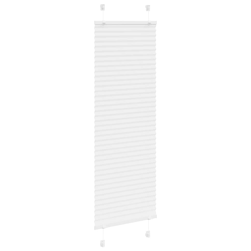 Plisségardin Hvid 40x150 cm Stofbredde 39,4 cm Polyester