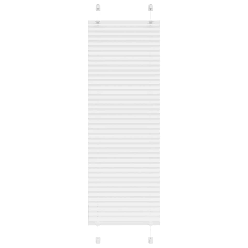 Plisségardin Hvid 50x150 cm Stofbredde 49,4 cm Polyester