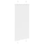 Plisségardin Hvid 55x150 cm Stofbredde 54,4 cm Polyester