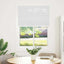 Plisségardin Hvid 85x150 cm Stofbredde 84,4 cm Polyester