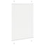 Plisségardin Hvid 100x150 cm Stofbredde 99,4 cm Polyester
