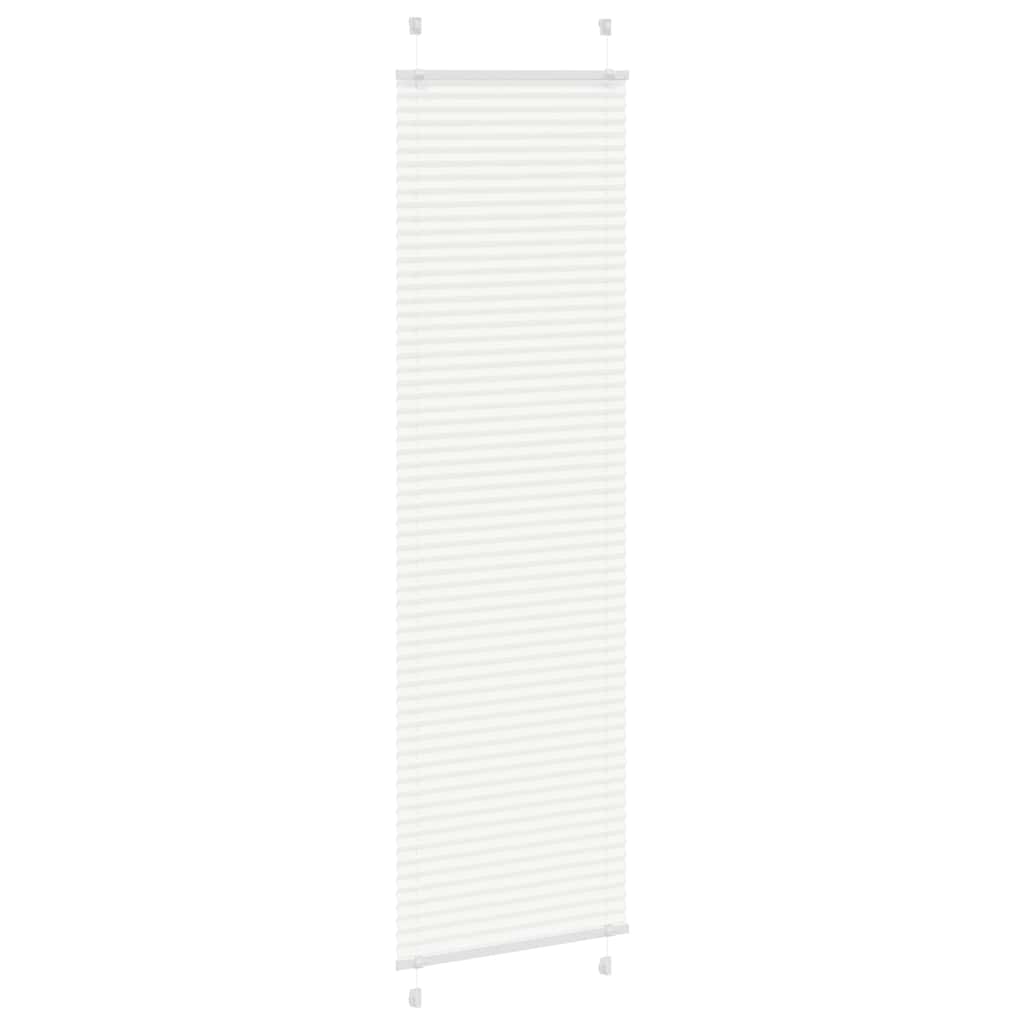 Plisségardin Hvid 55x200 cm Stofbredde 54,4 cm Polyester