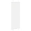 Plisségardin Hvid 75x200 cm Stofbredde 74,4 cm Polyester