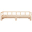 daybed uden madras 90x190 cm massivt fyrretræ