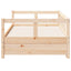 daybed uden madras 90x190 cm massivt fyrretræ