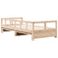 daybed uden madras 90x190 cm massivt fyrretræ