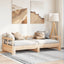 daybed uden madras 90x190 cm massivt fyrretræ