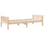 juniorseng uden madras 80x200 cm massivt fyrretræ