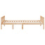 juniorseng uden madras 90x190 cm massivt fyrretræ