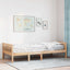 juniorseng uden madras 90x190 cm massivt fyrretræ