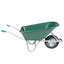 trillebør grøn 90 L 150 kg galvaniseret stål og plastik