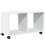 rullebord 72x33x42,5 cm konstrueret træ hvid