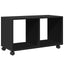 rullebord 72x33x42,5 cm konstrueret træ sort