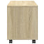 rullebord 72x33x42,5 cm konstrueret træ sonoma-eg
