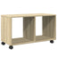 rullebord 72x33x42,5 cm konstrueret træ sonoma-eg