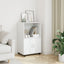 rullebord 55x40x91 cm konstrueret træ hvid
