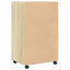 rullebord 55x40x91 cm konstrueret træ sonoma-eg