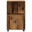 rullebord 55x40x91 cm konstrueret træ gammelt trælook