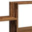 væghylde 96x18x60 cm konstrueret træ gammelt træ-look