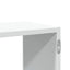 væghylde 100x25x50 cm konstrueret træ hvid