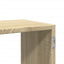 væghylde 100x25x50 cm konstrueret træ sonoma-eg