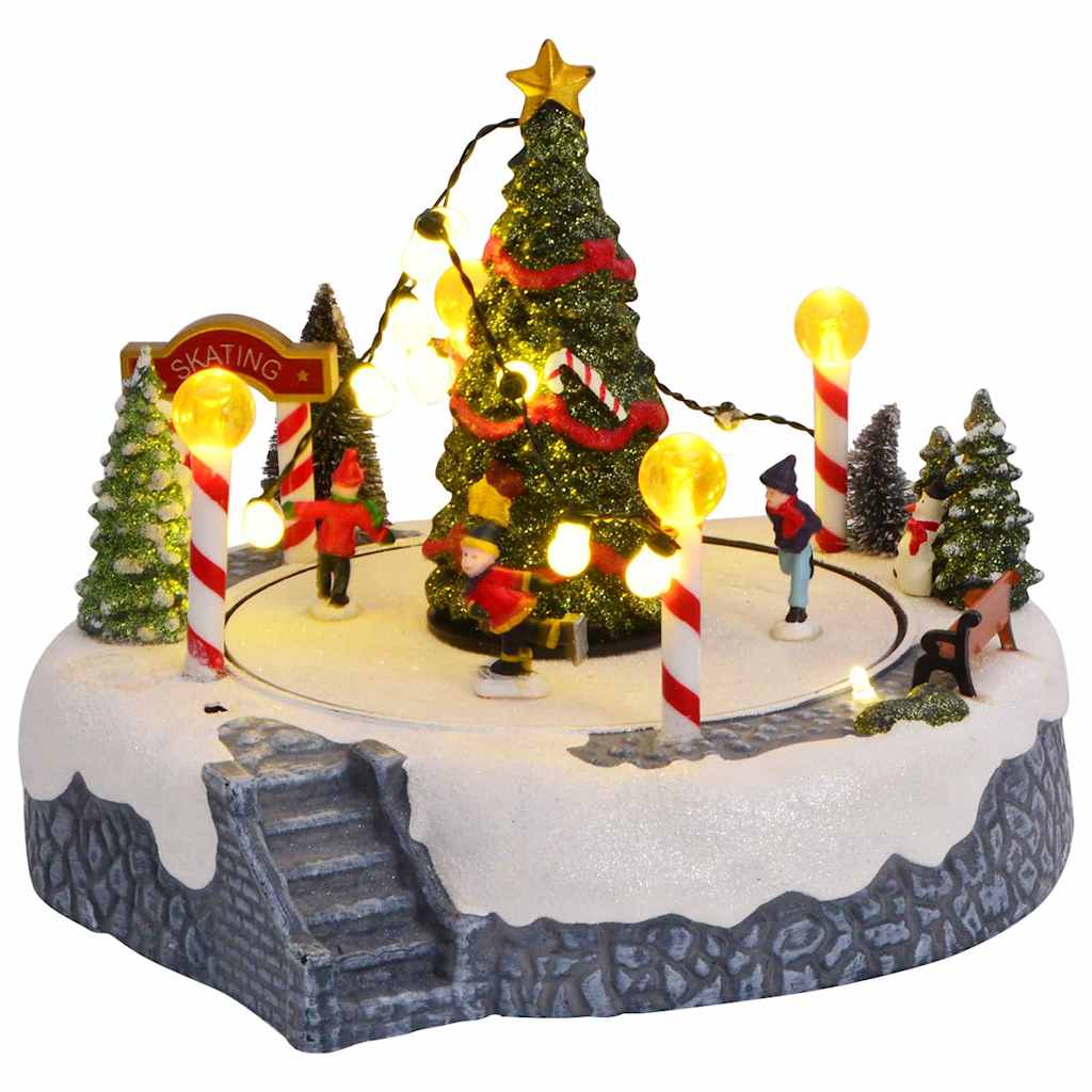 Julelandsby dekoration Flerfarvet 22 x 21,5 x 17 cm Plastik