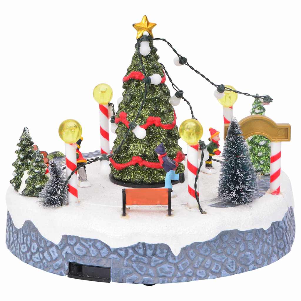Julelandsby dekoration Flerfarvet 22 x 21,5 x 17 cm Plastik
