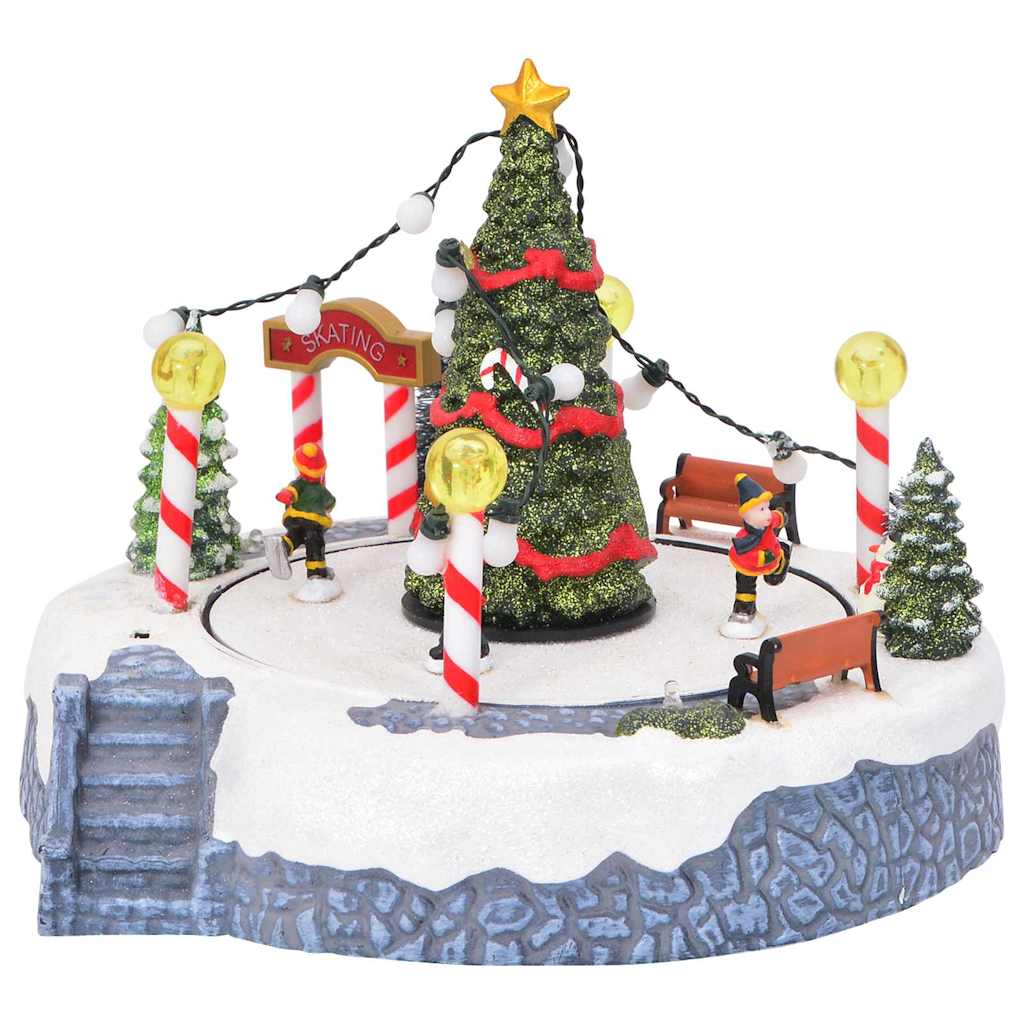 Julelandsby dekoration Flerfarvet 22 x 21,5 x 17 cm Plastik