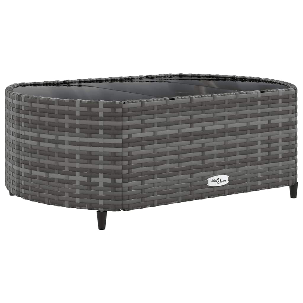 sofasæt til haven 8 dele med hynder polyrattan grå