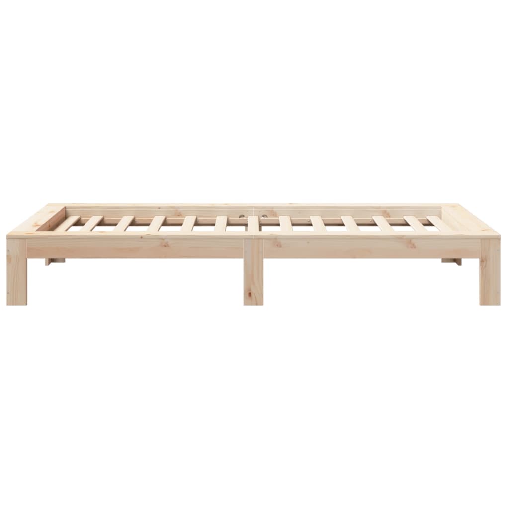 sengeramme uden madras 100x200 cm massivt fyrretræ